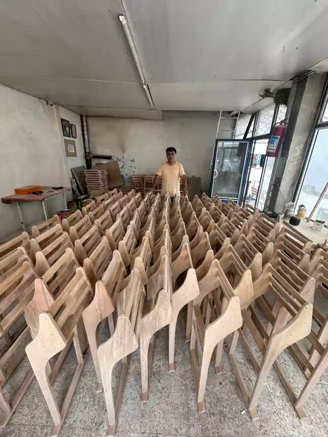 Ahşap Mama Sandalyesi